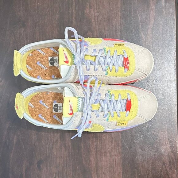 Nike Union LA x Cortez SP Lemon Frost -Size Men's 6 - Pre-Owned - Picture 2 of 5